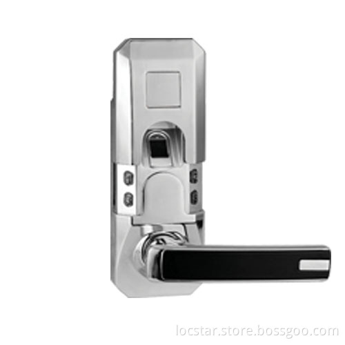 Sliding Panel Door Key Fingerprint Lock